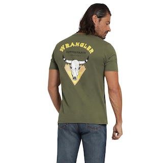 Foto 3 | Foto 3 | Playera Wrangler Comfort 401 Verde Oscuro para Hombre