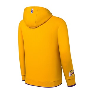 Foto 2 | Foto 2 | Nba Original Sudadera Con Gorro De Hombre Los Angeles Lakers Color Amarillo Con Logo Al Frente, Talla Chico