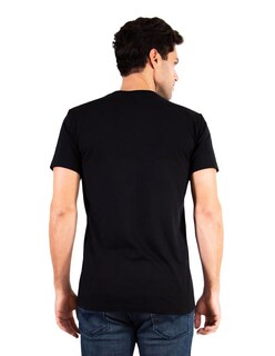 Foto 3 | Foto 3 | Playera Alfa Romeo Negra Logo Desgastado para Hombre
