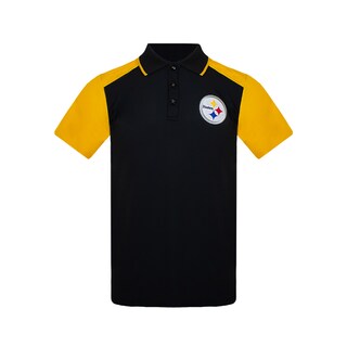 Foto 1 | Foto 1 | Playera Deportiva NFL Negra Tipo Polo Pittsburgh Steelers para Caballero