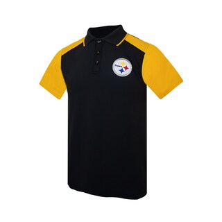 Foto 3 | Foto 3 | Playera Deportiva NFL Negra Tipo Polo Pittsburgh Steelers para Caballero
