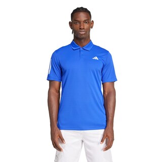 Foto 2 | Foto 2 | Playera Polo De Tenis Club 3 Franjas Adidas Azul Hombre