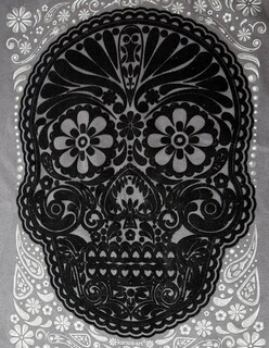 Foto 2 | Foto 2 | Playera Karani Art Calavera Obsidiana Hombre