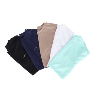 Foto 2 | Foto 2 | Paquete De 5 Playeras Deportivas Manga Corta Cuello Redondo Para Hombre