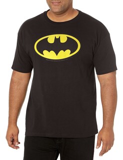 Foto 1 | Foto 1 | Camiseta Dc Comics Batman Basic Logo Para Hombre Negra Talla L - Venta Internacional.