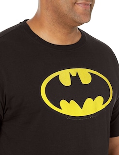Foto 3 | Foto 3 | Camiseta Dc Comics Batman Basic Logo Para Hombre Negra Talla L - Venta Internacional.
