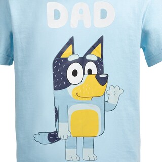 Foto 3 | Foto 3 | Camiseta Bluey Bandit Dad Azul Xxl Para Hombre - Venta Internacional.