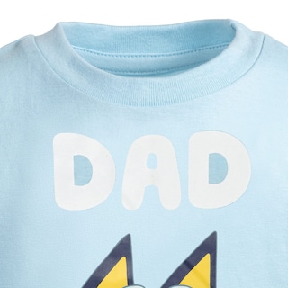 Foto 4 | Foto 4 | Camiseta Bluey Bandit Dad Azul Para Hombre Talla L - Venta Internacional.