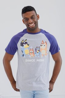 Foto 5 | Foto 5 | Camiseta Bluey Bingo Dad Para Hombre Azul Talla L - Venta Internacional.