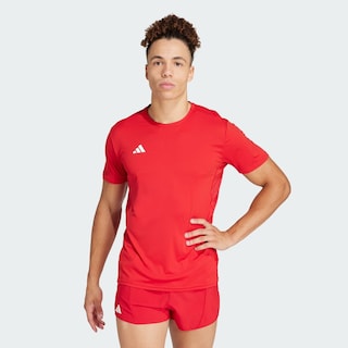 Foto 4 | Foto 4 | Playera De Running Adizero Essentials Adidas Rojo Hombre