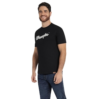 Foto 2 | Foto 2 | Playera Hombre Wrangler Comfort 329 Negro