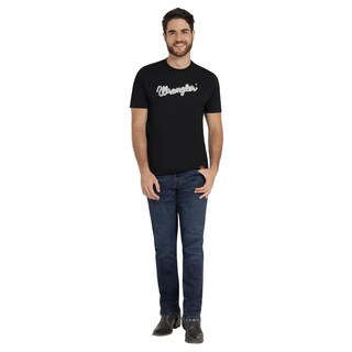 Foto 4 | Foto 4 | Playera Hombre Wrangler Comfort 329 Negro