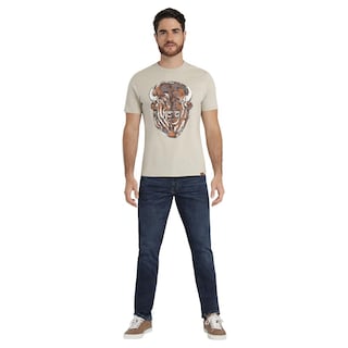Foto 4 | Foto 4 | Playera Hombre Wrangler Comfort 331 Gris