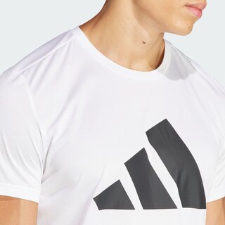 Foto 7 | Foto 7 | Playera Run It Adidas Blanco Hombre