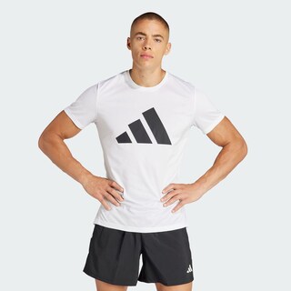 Foto 4 | Foto 4 | Playera Run It Adidas Blanco Hombre