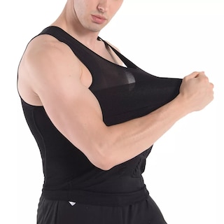 Foto 3 | Foto 3 | Kit 3pzs Playeras Faja Reductora Moldeadora Para Hombre Talla Xl Eo Safe Imports Esi-15184 Negro