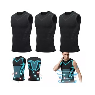 Foto 2 | Foto 2 | Playeras Chaleco Secado Rápido Para Deporte De Hombre 3pcs Talla M Eo Safe Imports Esi-15189 Negro