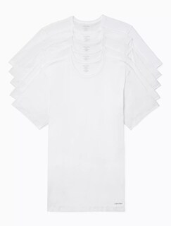 Foto 1 | Foto 1 | Playeras Calvin Klein 5 Pack Algodón Cuello Redondo Classic T Shirt Camisetas Color Blanco Para Hombre
