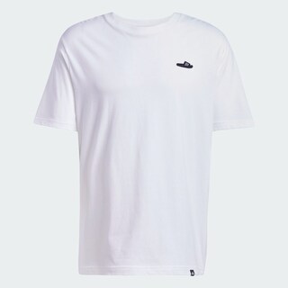 Foto 3 | Foto 3 | Playera Estampada Lounge Slide Adidas Blanco Hombre