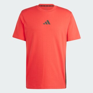 Foto 3 | Foto 3 | Playera Essentials Adidas 3 Franjas Roja para Hombre