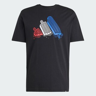 Foto 3 | Foto 3 | Playera Lounge Ice Estampada Adidas Negro Hombre