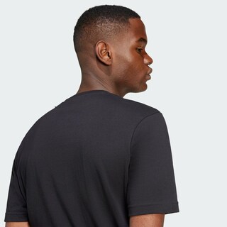 Foto 7 | Foto 7 | Playera Lounge Ice Estampada Adidas Negro Hombre