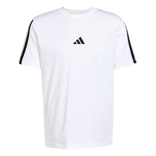 Foto 1 | Foto 1 | Playera Adidas Essentials 3 Franjas Tejido Jersey Blanco para Hombre