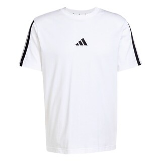 Foto 1 | Foto 1 | Playera Adidas Essentials 3 Franjas Tejido Jersey Blanco para Hombre