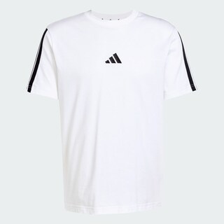 Foto 3 | Foto 3 | Playera Adidas Essentials 3 Franjas Tejido Jersey Blanco para Hombre