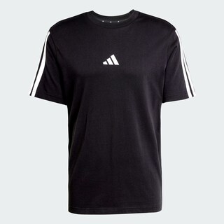 Foto 3 | Foto 3 | Playera Adidas Essentials 3 Franjas Tejido Jersey Negro