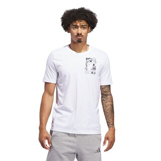 Foto 2 | Foto 2 | Playera Messi Icon G T Adidas Blanca para Hombre