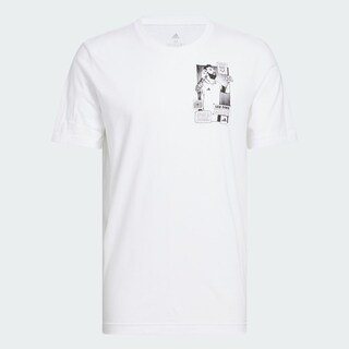 Foto 3 | Foto 3 | Playera Messi Icon G T Adidas Blanca para Hombre