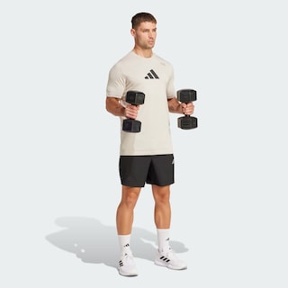 Foto 5 | Foto 5 | Playera Estampada All-Gym Category Adidas Gris para Hombre