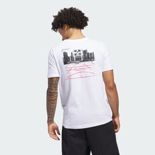 Foto 4 | Foto 4 | Playera Codes Photoreal Estampada Adidas Blanca para Hombre