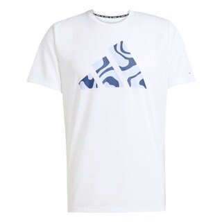 Foto 1 | Foto 1 | Run It Bl Tee M Adidas Blanco Hombre