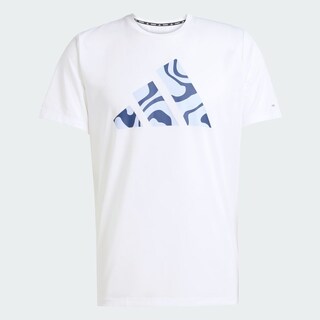 Foto 3 | Foto 3 | Run It Bl Tee M Adidas Blanco Hombre