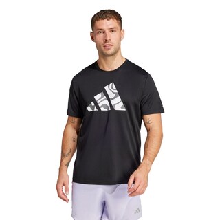 Foto 2 | Foto 2 | Run It Bl Tee M Adidas Negro Hombre