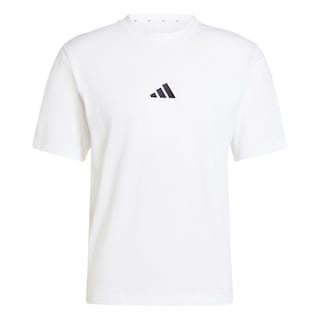 Foto 1 | Foto 1 | Playera Essentials Logo Pequeño Tejido Jersey Adidas Blanco Hombre