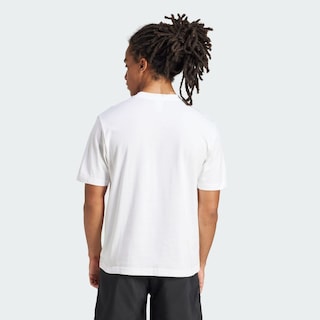 Foto 4 | Foto 4 | Playera Essentials Logo Pequeño Tejido Jersey Adidas Blanco Hombre