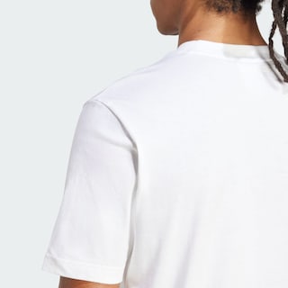 Foto 6 | Foto 6 | Playera Essentials Logo Pequeño Tejido Jersey Adidas Blanco Hombre