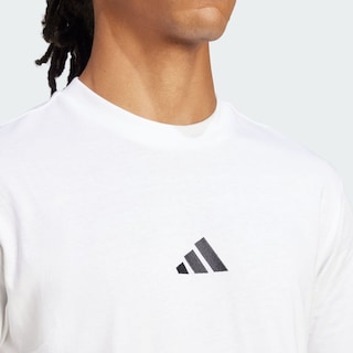 Foto 7 | Foto 7 | Playera Essentials Logo Pequeño Tejido Jersey Adidas Blanco Hombre