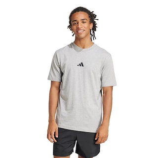 Foto 2 | Foto 2 | Playera Essentials Logo Pequeño Tejido Jersey Adidas Gris Hombre