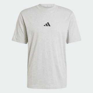 Foto 3 | Foto 3 | Playera Essentials Logo Pequeño Tejido Jersey Adidas Gris Hombre