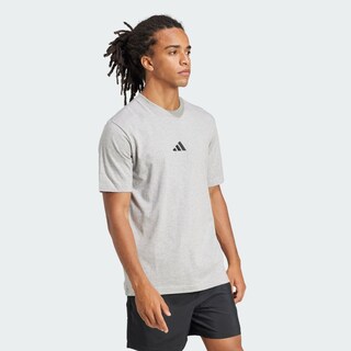 Foto 5 | Foto 5 | Playera Essentials Logo Pequeño Tejido Jersey Adidas Gris Hombre