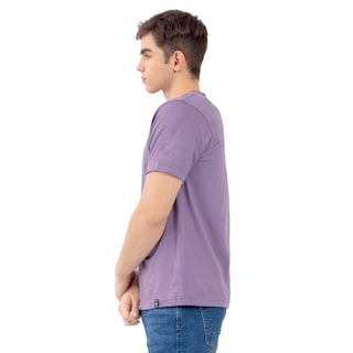 Foto 2 | Foto 2 | Playera Manga Corta Slim Fit Básica Quarry Morada para Hombre