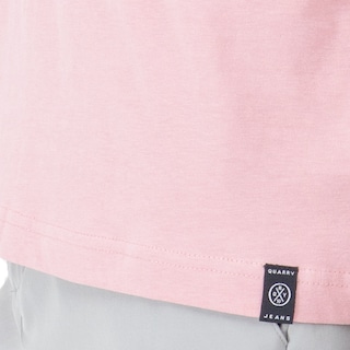 Foto 4 | Foto 4 | Playera Para Hombre Manga Corta Slim Fit Básica Quarry Color Rosa