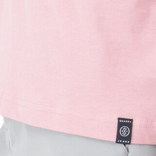 Foto 4 | Foto 4 | Playera Para Hombre Manga Corta Slim Fit Básica Quarry Color Rosa