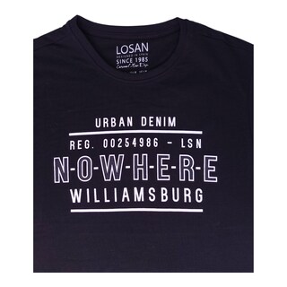 Foto 2 | Foto 2 | Playera ''urban Denim, N-o-w-h-e-r-e'' Para Caballero Losan
