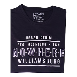 Foto 3 | Foto 3 | Playera ''urban Denim, N-o-w-h-e-r-e'' Para Caballero Losan