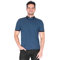 Generra | Playera Tipo Polo Con Ribetes A Rayas Para Hombre